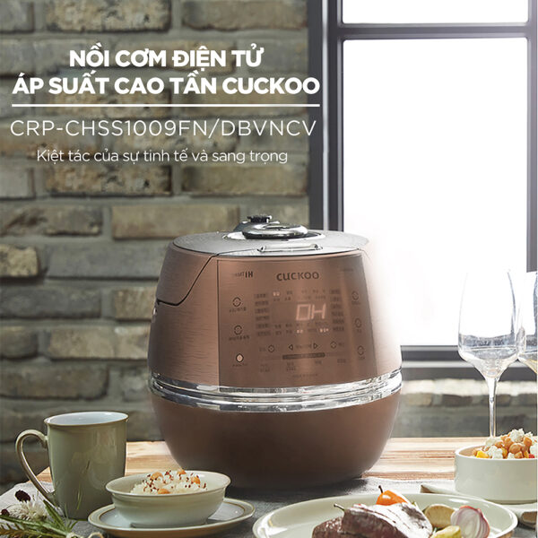 Nồi Cơm Điện Tử Áp Suất Cao Tần 1.8L - CRP-CHSS1009FN/DBVNCV