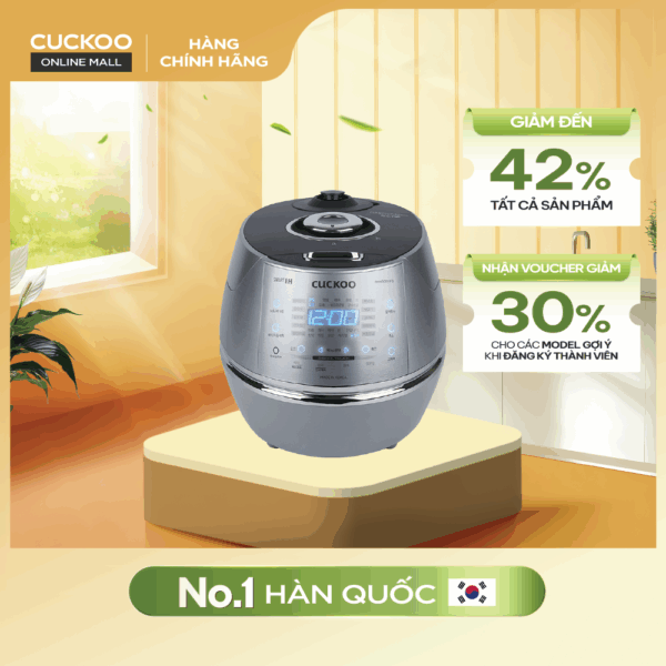 Nồi Cơm Điện Tử Áp Suất Cao Tần 1.08L