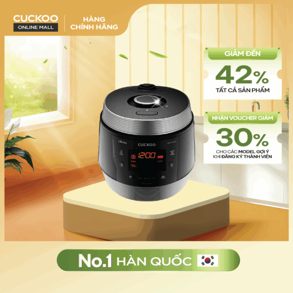 Nồi Cơm Điện Tử Áp Suất 1.8L - CRP-QW1000F/SIBKVNCV